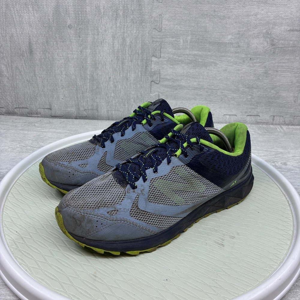 New Balance 590v3 Trail Running Shoes Mens 10.5 Blue Lime Extra Wide MT590LC3